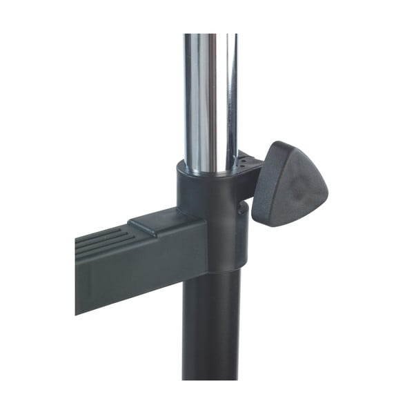 Černý kovový teleskopický/pojízdný stojan na oblečení All In – Wenko-image-4