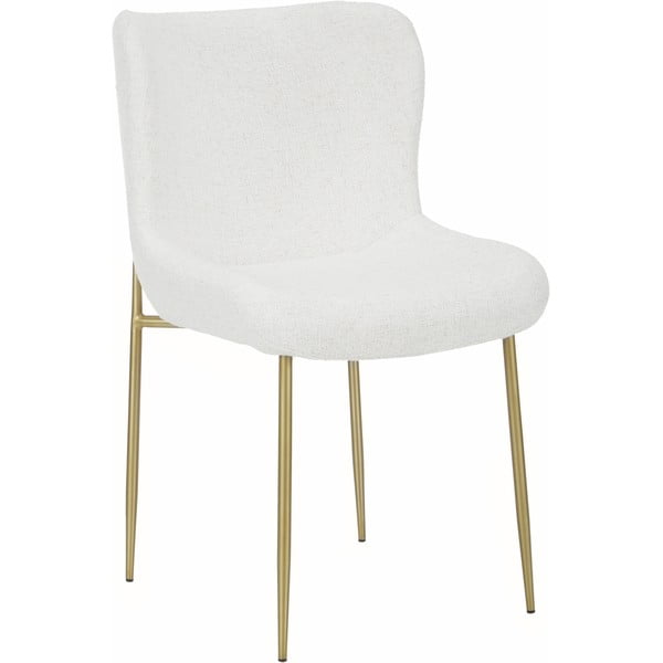 Bílá čalouněná židle Westwing Collection Tess