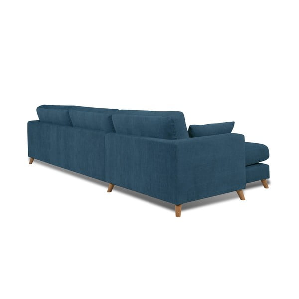 Tmavě modrá rohová pohovka (levý roh) Faria - Scandic-image-2