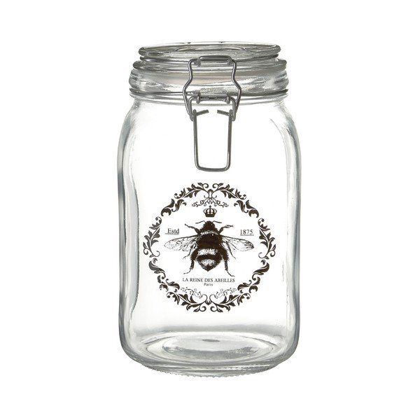 Skleněná úložná dóza Premier Housewares Queen Bee, 1700 ml