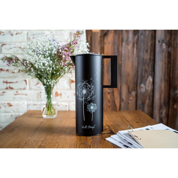 Černá termoska 1 l Corto – Vialli Design-image-4