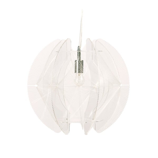 Závěsná lampa Wire, 50 cm, bílá