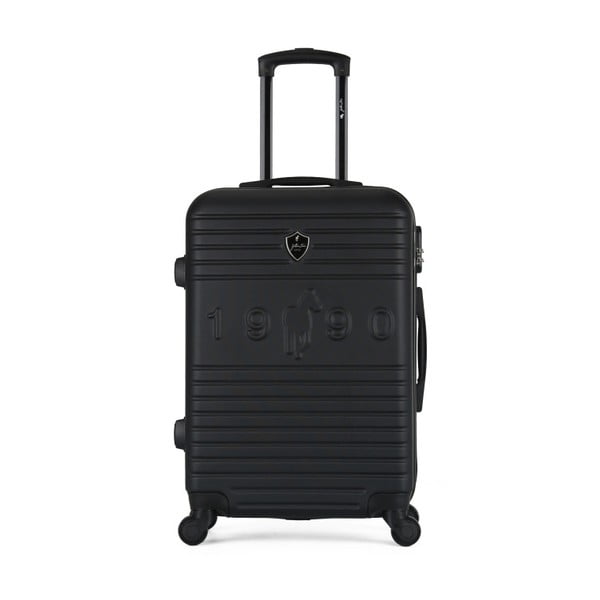 Černý cestovní kufr na kolečkách GENTLEMAN FARMER Valise Grand Cadenas Integre, 45 x 65 cm