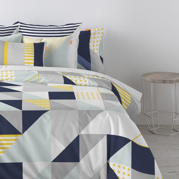 Bavlněný povlak na peřinu Blanc Geo Dot, 140 x 200 cm-image-3