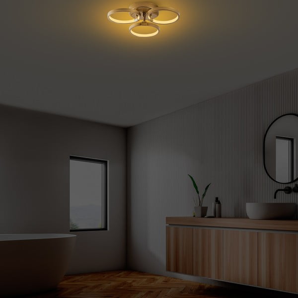 LED stropní svítidlo ve zlaté barvě ø 17 cm Halka – Opviq lights-image-3
