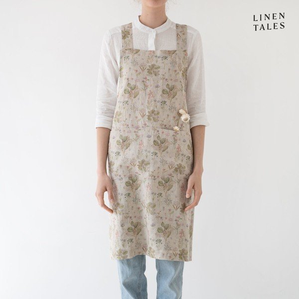 Lněná zástěra Crossback – Linen Tales