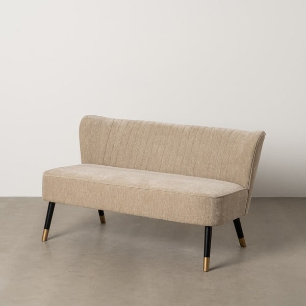 Béžová žinylková pohovka 134 cm Glam – Ixia-image-2