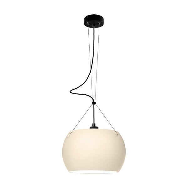 Světlo MOMO, ecru matte opal/black