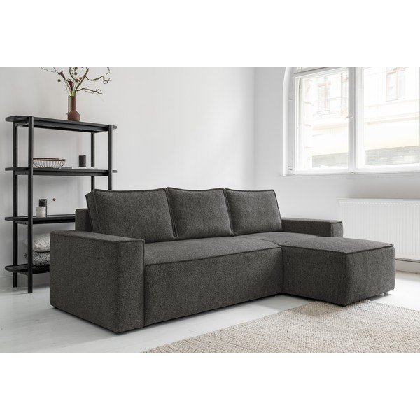 Antracitová rozkládací rohová pohovka (variabilní) Brave Dave – Miuform-image-2