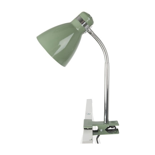 Zelená lampa se svorkou Leitmotiv Clip