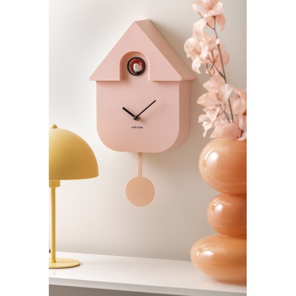 Kyvadlové nástěnné hodiny Modern Cuckoo – Karlsson-image-1