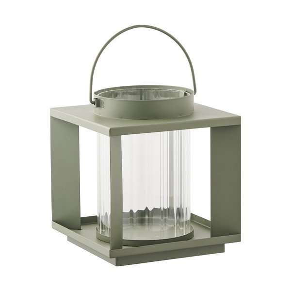 Kovová/skleněná lucerna (výška 20,5 cm) Lohals – House Nordic-image-3