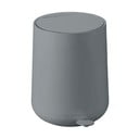 Tmavě šedý pedálový plastový odpadkový koš 5 l Nova – Zone