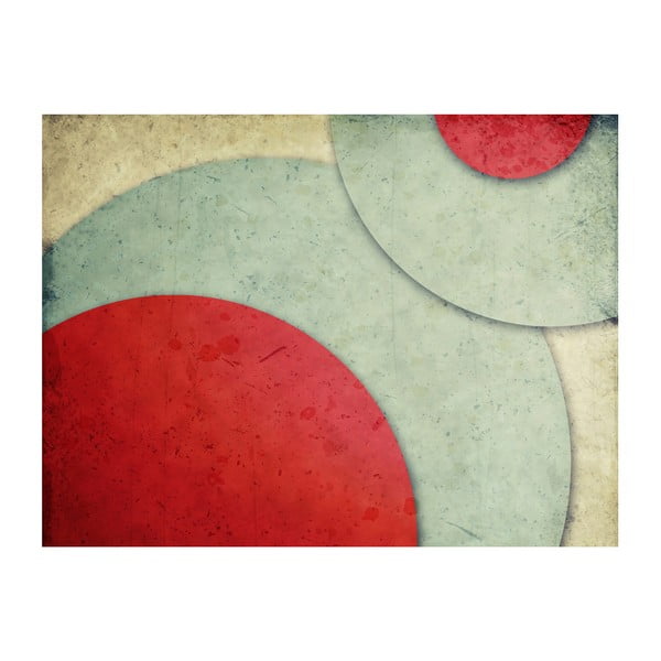 Velkoformátová tapeta Artgeist Retro Circles, 200 x 154 cm