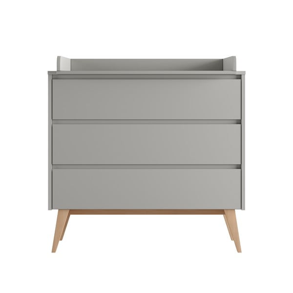 Šedá nízká dětská komoda 100x52,5 cm Swing – Pinio-image-3