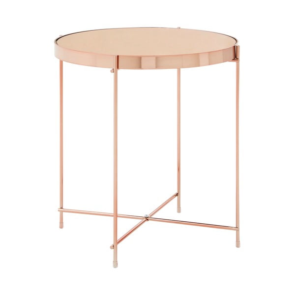 Kulatý odkládací stolek se skleněnou deskou ø 43 cm Allure – Premier Housewares-image-1