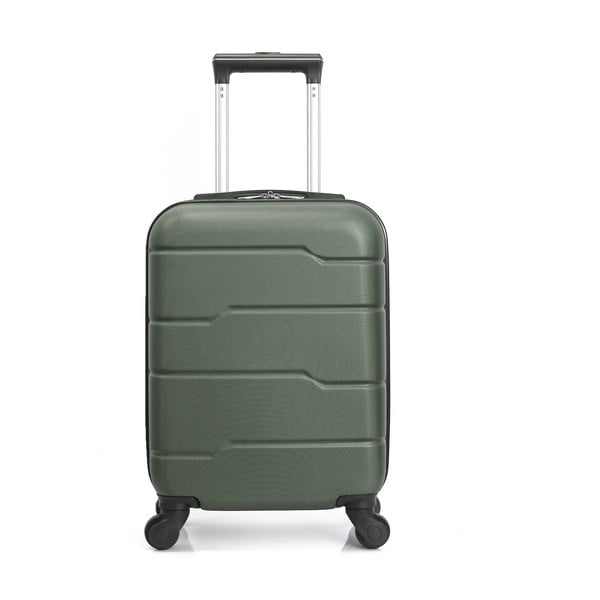 Zelený cestovní kufr na kolečkách Hero Santiago, 30 l