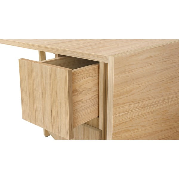 Rozkládací stůl v dubovém dekoru Woodman Mel-image-4