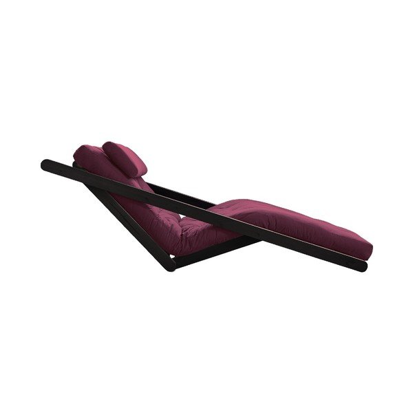 Dvoumístná variabilní lenoška Karup Design Figo Black/Bordeaux-image-2