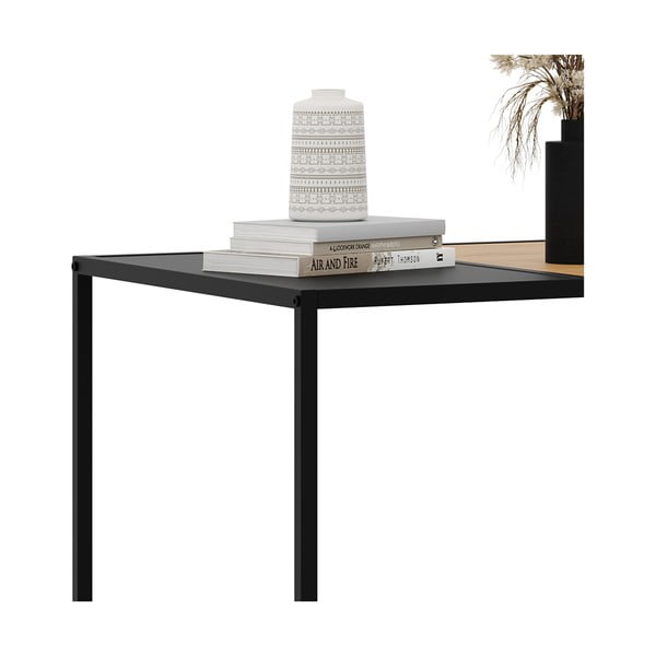 Konferenční stolek v černo-přírodní barvě 60x100 cm Altino – Unique Furniture-image-3
