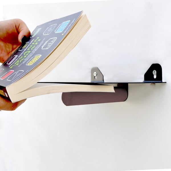 Černé kovové police v sadě 2 ks 21 cm Rod – Kalune Design-image-2