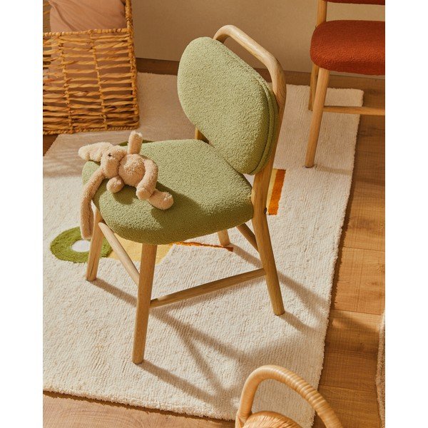 Zelená dětská židle Helda – Kave Home-image-2