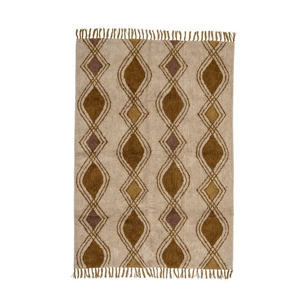 Hnědo-béžový koberec 200x140 cm Isadora - Bloomingville