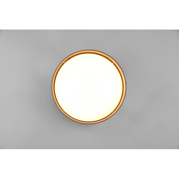 Světle hnědé LED stropní svítidlo ø 30 cm Locarno – Reality-image-3