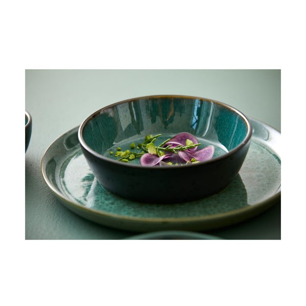Zelená/černá miska z kameniny Gastro Green/Black – Bitz-image-2