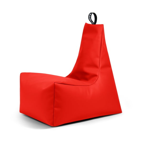 Červený sedací vak z imitace kůže Icy XL – So Soft?