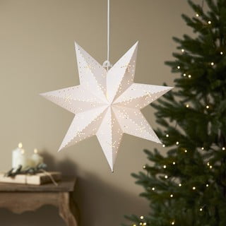 Bílá vánoční světelná dekorace ø 45 cm Classic - Star Trading