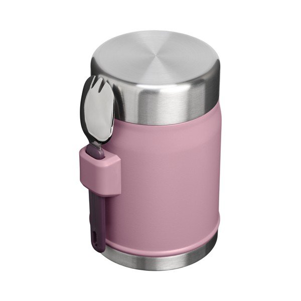 Fialová termoska na jídlo z nerezové oceli 400 ml Legendary Food Jar + Spork Purple Smoke – Stanley-image-3