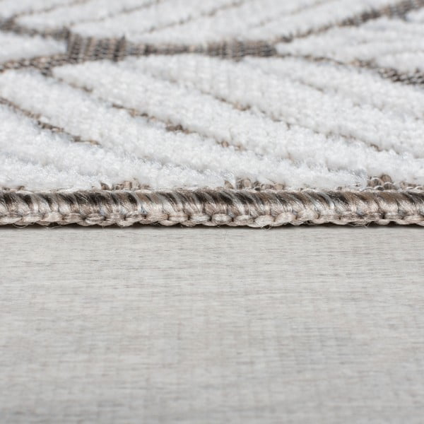 Vnitřní a venkovní koberec slonovinový 66x230 cm Elm Leaf – Flair Rugs-image-4