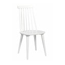 Bílá jídelní židle ze dřeva kaučukovníku Rowico Lotta