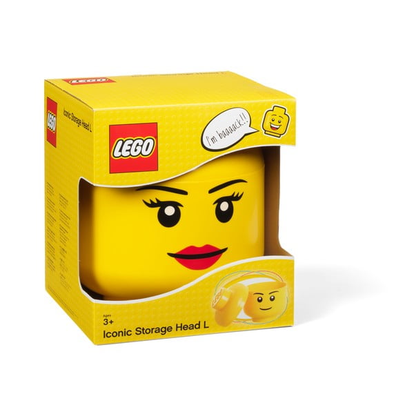 Úložný panáček LEGO® Girl, ⌀ 24,2 cm-image-4