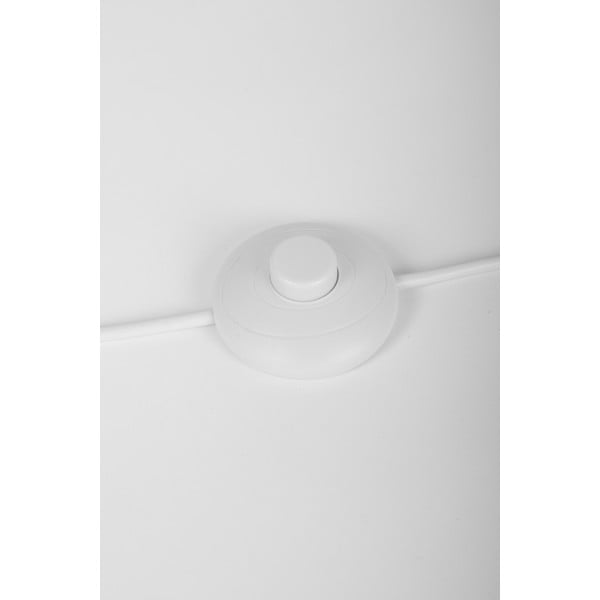 Stojací lampa s bílými kovovými nohami a béžovým stínidlem Bonami Essentials Kiki-image-1