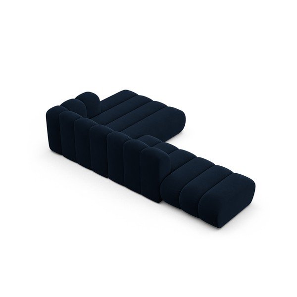 Tmavě modrá rohová pohovka (pravý roh) Lupine – Micadoni Home-image-3