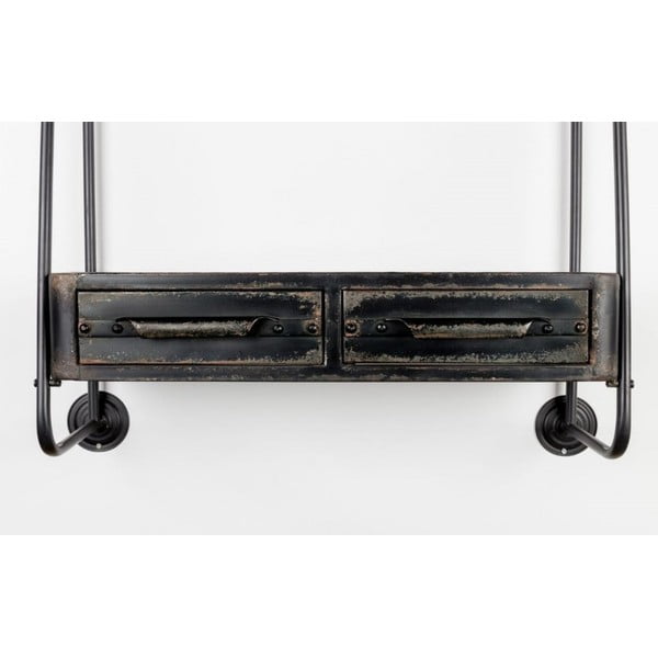 Nástěnné police se zásuvkou White Label Feng-image-1