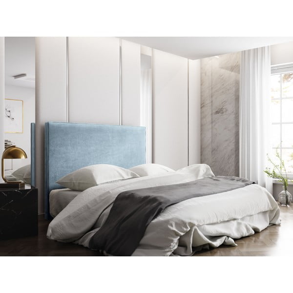 Světle modré čelo postele 140x120 cm Natalia – Milo Casa-image-3