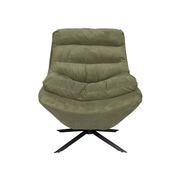 Zelené sametové křeslo Vince – Dutchbone-image-2