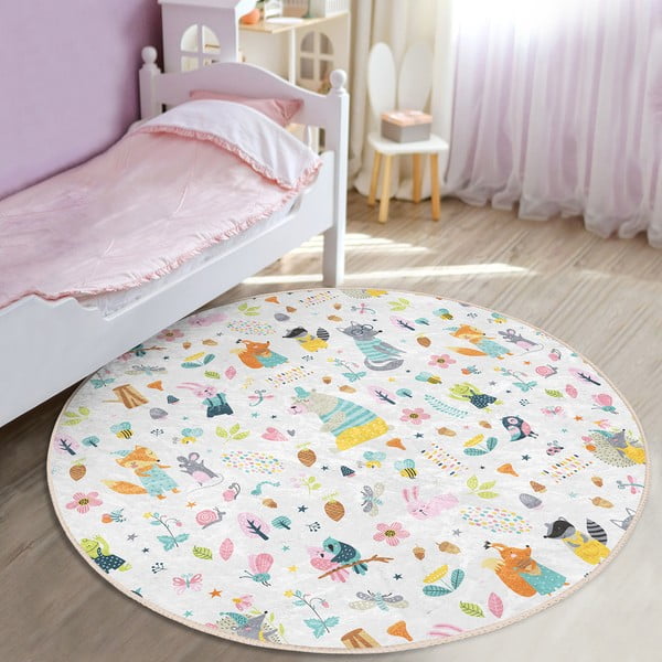 Dětský koberec ø 100 cm Comfort – Mila Home-image-3