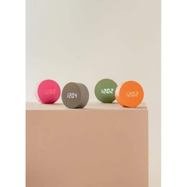 Digitální budík ø 9 cm Spry Round – Karlsson-image-2