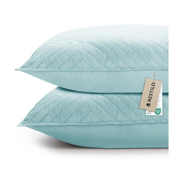 Povlaky na polštáře v sadě 2 ks z mikrovlákna 45x45 cm Softa – Restilo