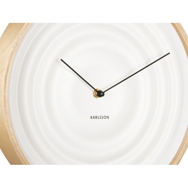 Bílé nástěnné hodiny Karlsson Ribble, ø 31 cm-image-4