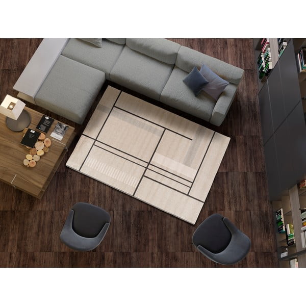 Béžový koberec 80x150 cm Domus – Universal-image-2