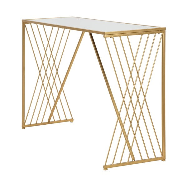 Konzolový stolek ve zlaté barvě 40x120 cm Easy – Mauro Ferretti-image-1
