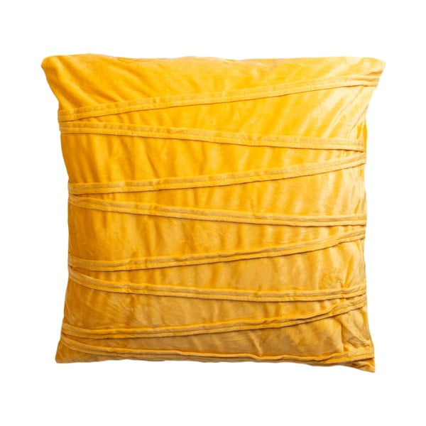 Žlutý dekorativní polštář JAHU collections Ella, 45 x 45 cm