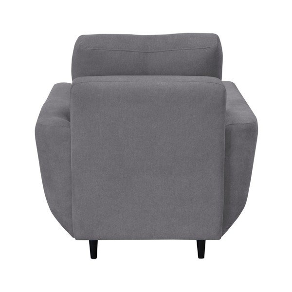 Šedé křeslo s tmavými nohami Mazzini Sofas Cedar-image-3