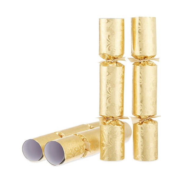 Vánoční crackery v sadě 8 ks Decadence Gold - Robin Reed-image-1