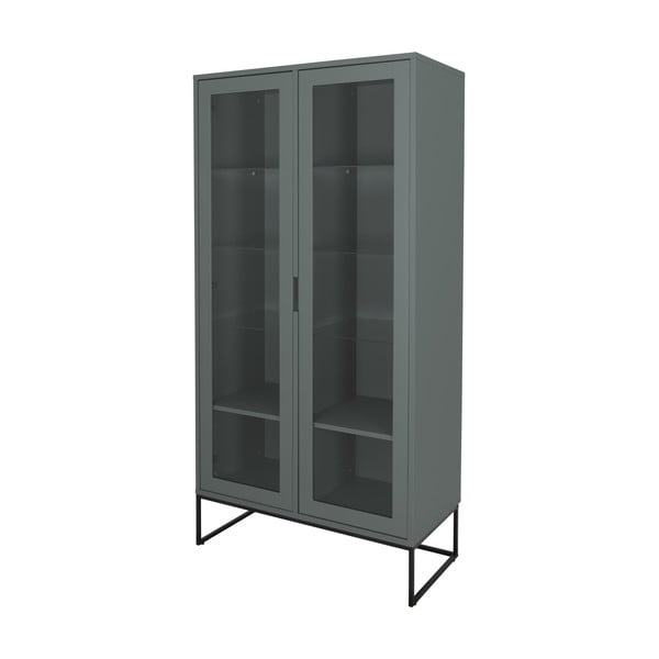 Šedozelená vitrína 90x178 cm Lipp - Tenzo-image-3